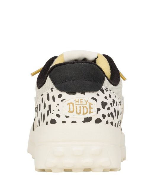 HeyDude White Hayden Shine Trainers