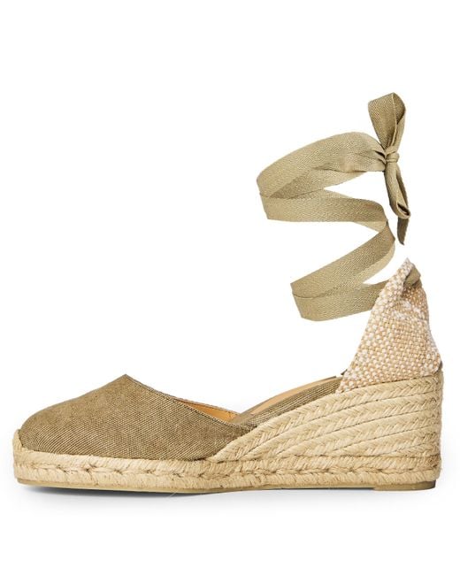 Castaner Metallic Carina Wedge Sandal
