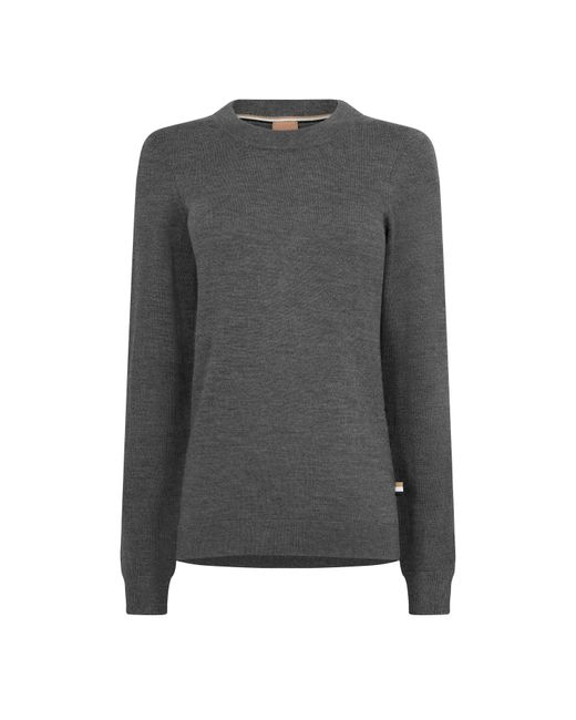 Boss Gray Fegano Long Sleeve T-Shirt