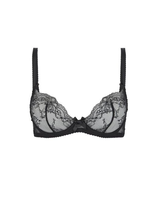 Agent Provocateur Black Isedora Plunge Underwired Bra