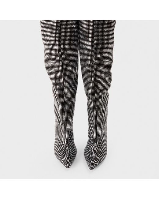 Steve Madden Gray Mazer R Knee High Boots