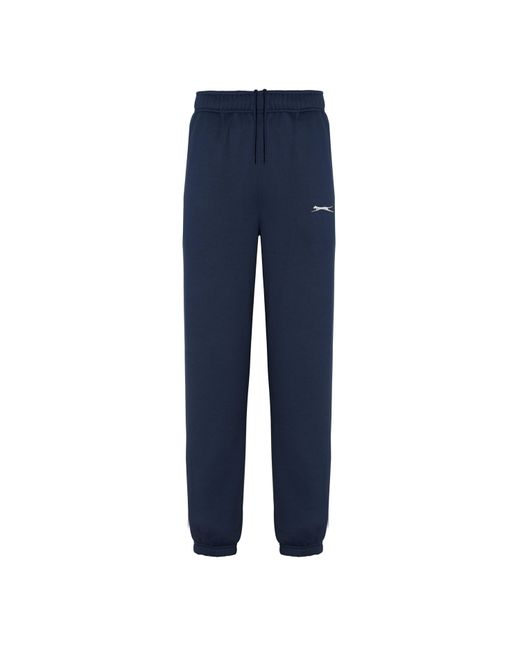 Slazenger 1881 Blue Cuffed Fleece Jogging Bottoms for men