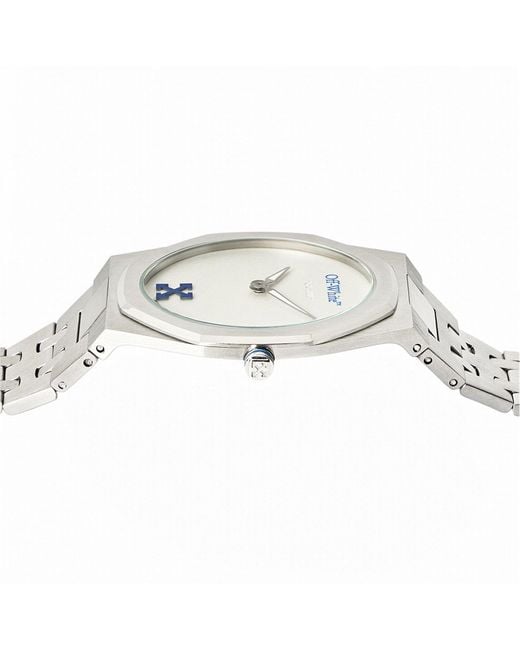 Off-White c/o Virgil Abloh Metallic On Time Watch for men