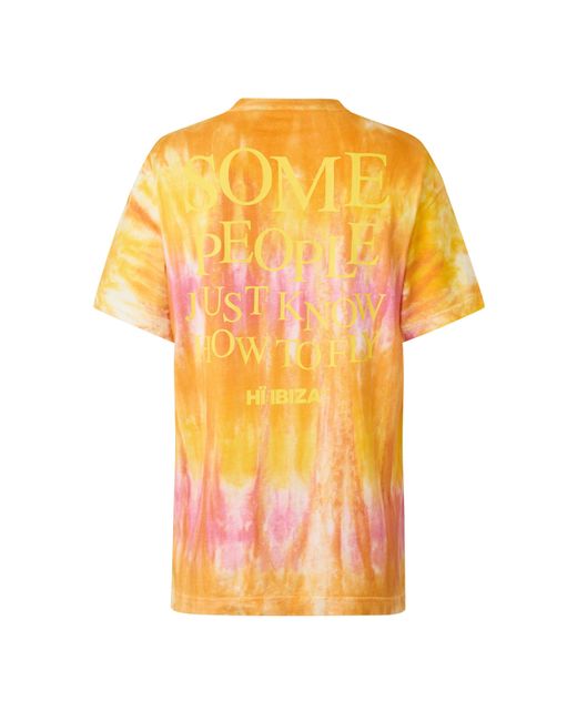 Palm Angels Orange X Hi Ibiza Tie Dye T-Shirt