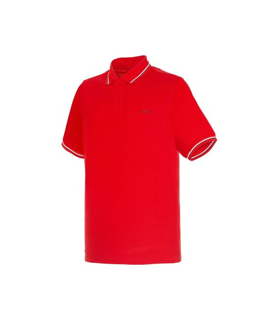 Slazenger 1881 Red Tipped Polo Shirt for men