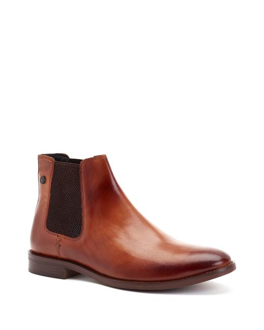Base London Brown Virgil Ankle Boot for men