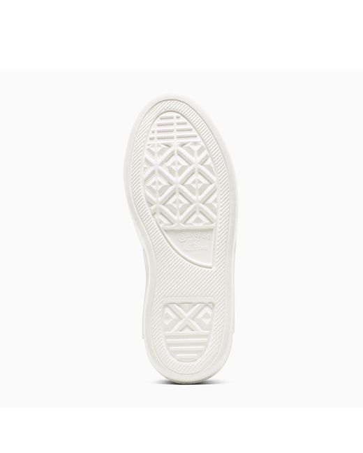 Converse White Chuck Taylor All Star Cru Platform Trainers