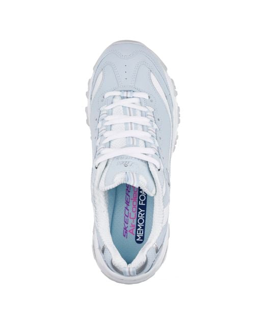 Skechers Blue Classic Low-Top Trainers