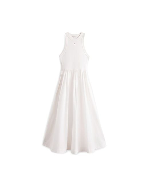 Tommy Hilfiger White Long Maxi Dress