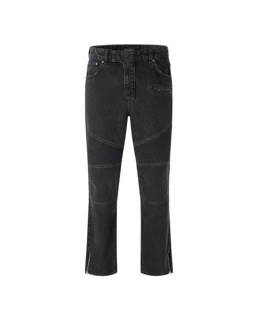 REPRESENT X BELSTAFF Black Slim Fit Jeans for men