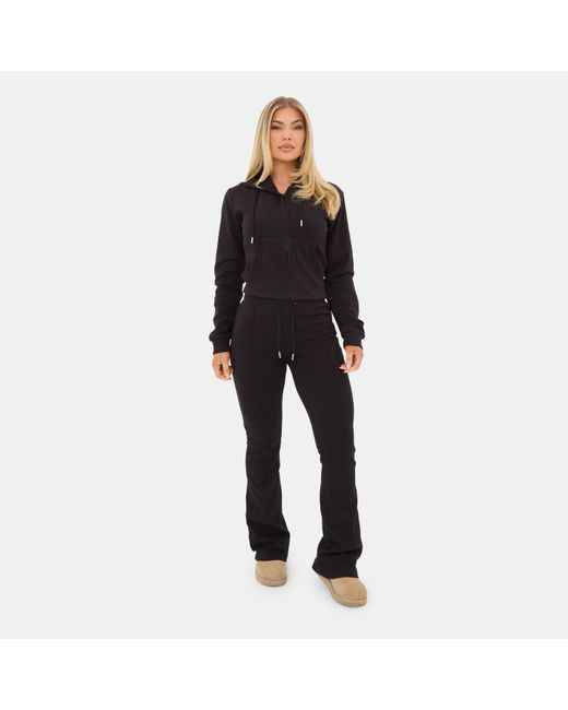 I Saw It First Black Pintuck Jogger