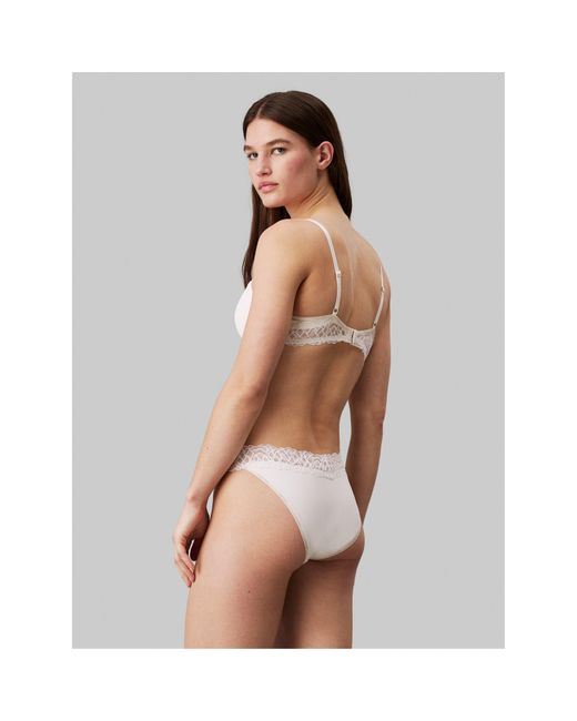 Calvin Klein Brown Balconette Bra