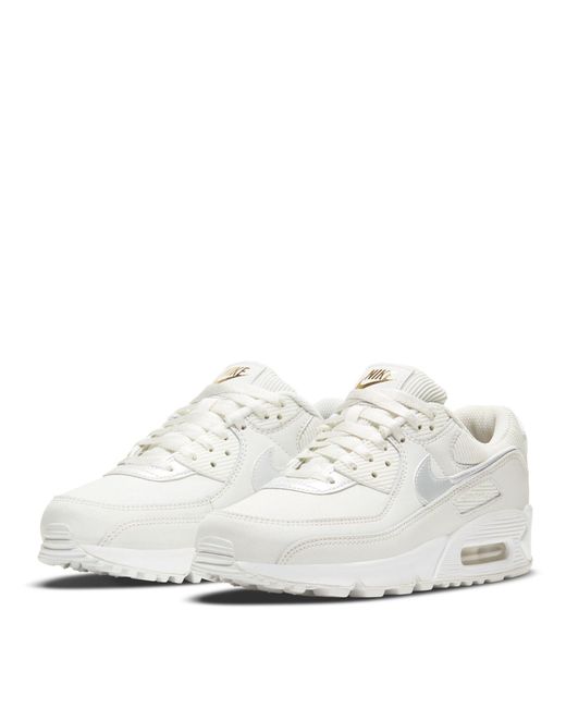 Nike White Air Max 90 Trainers