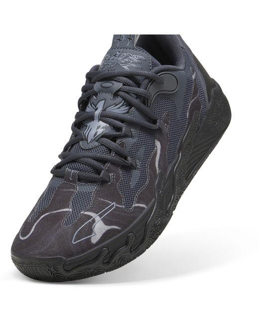 PUMA Blue Mb.03 Lo Team Basketball Trainers for men