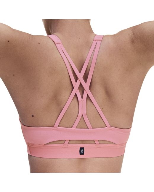 On Shoes Pink Studio Bra Ld6 Ld64
