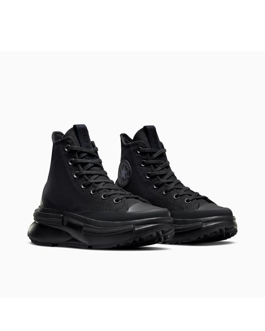 Converse Black Adults Run Star Legacy Platform High-Top Trainers