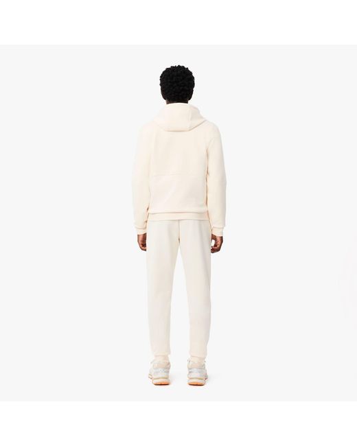 Lacoste White Moonochrome Sport Sweatpants for men