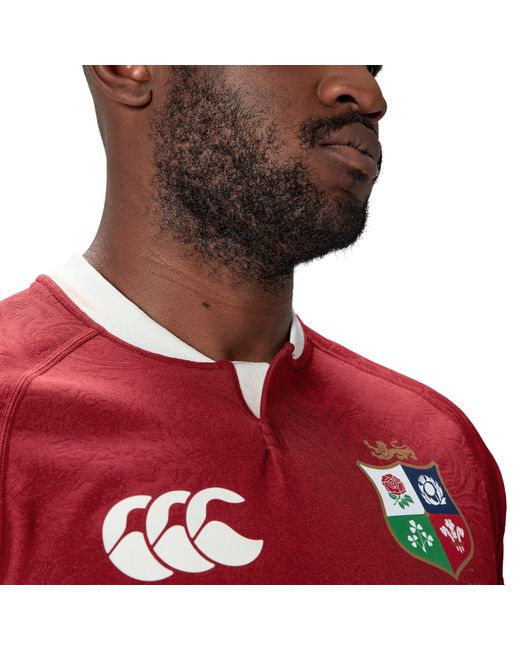 Canterbury Red British And Irish Lions 2025 Shirt Adults for men