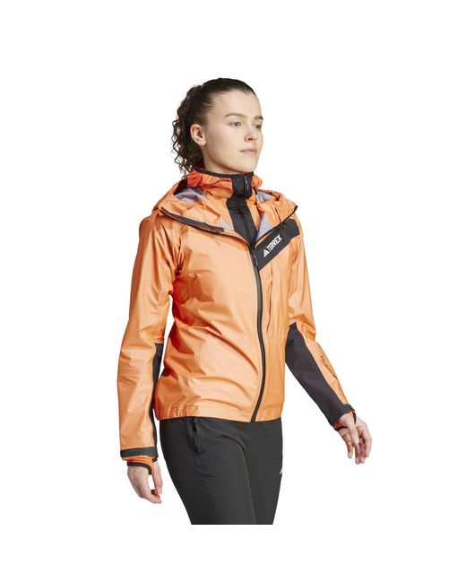 Adidas Brown Track Waterproof Jacket