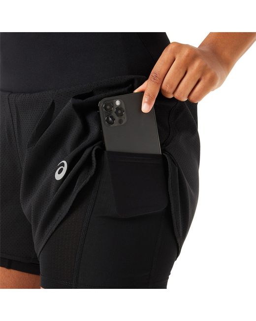 Asics Black Performance Running Shorts