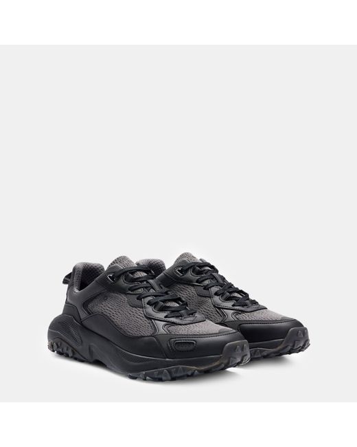 HUGO Black Cyrus Low-Top Trainers for men