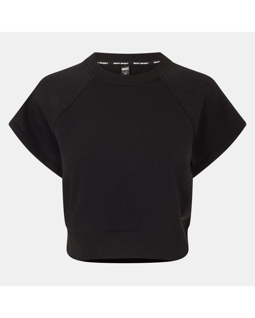 DKNY Black Logo Crew Neck Jumper