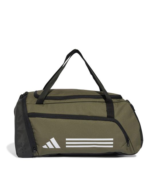 Adidas Green Essentials 3-Stripes Duffel Bag Small