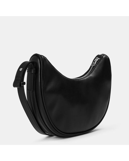 Jack Wills Black Structured Shoulder Ladies Bag