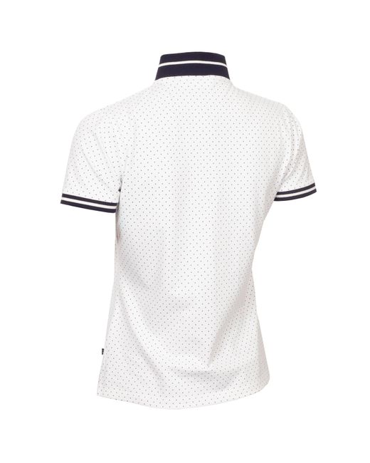 Calvin Klein White Short Sleeve Performance Polo Shirt