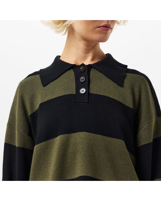 EDITED Green Laiani Polo Sweater