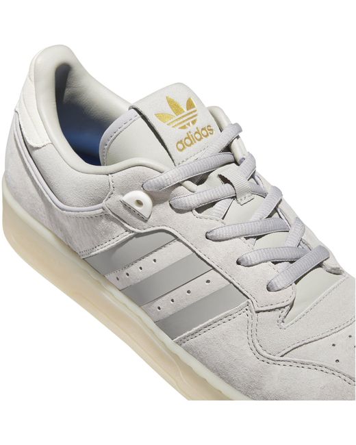 Adidas Originals Gray Rivalry Low-Top Trainers for men