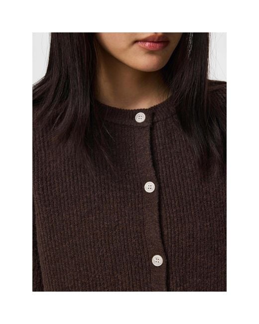 Pieces Brown Ss O-Neck Knt Ld63