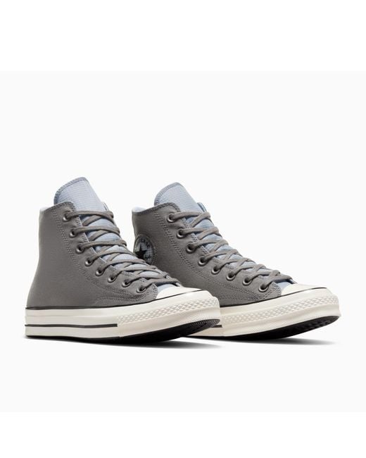 Converse Gray Adults Chuck 70 Canvas High-Top Trainers