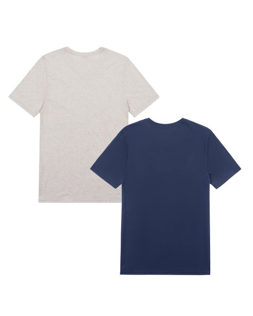 Hurley Blue 2Pk Crew T-Shirts for men