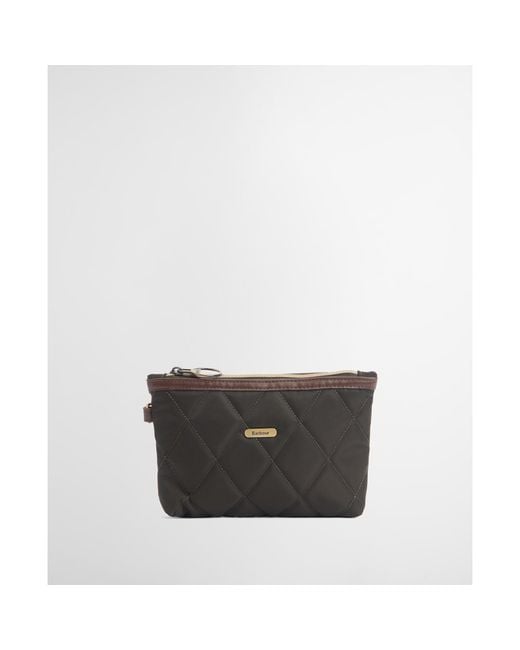 Barbour Black Quilted Tote Bag