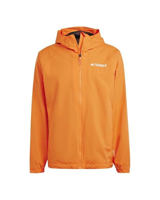 Adidas Orange Mt Waterproof Jacket for men