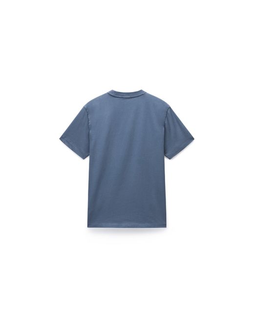 Napapijri Blue Nap Box Logo Short Sleeve T-Shirt for men