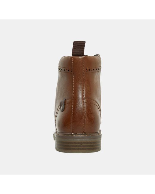 Deakins Brown Deaks Trigger Brogue Boots for men