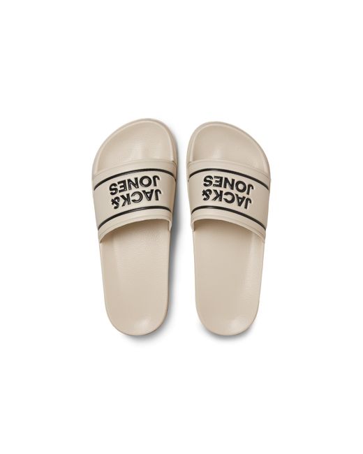 Jack & Jones Natural Pool Sliders for men