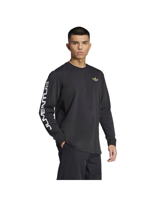 Adidas Black Juventus Graphic T-Shirt Adults for men
