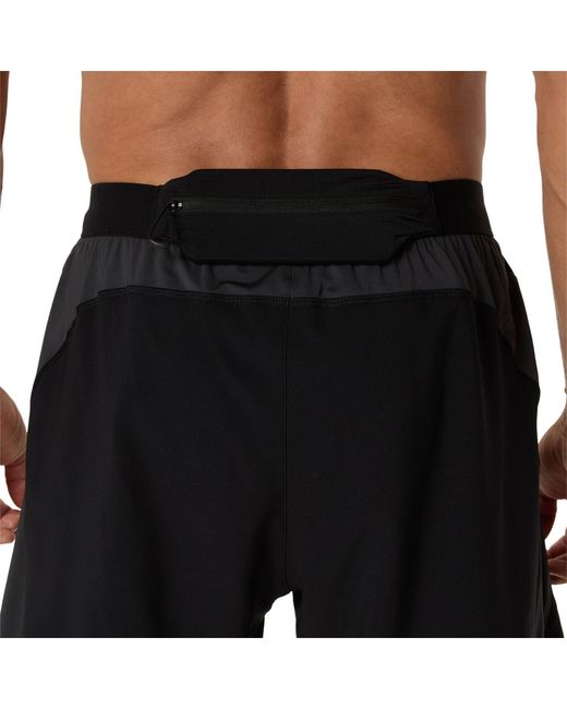Asics Black Road N Short Performance Running Shorts for men