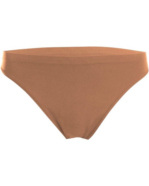 Wolford Brown Thong (2Pk)