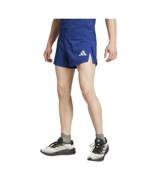 Adidas Blue Split Sho 3 M Gym Short for men
