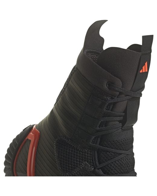 Adidas Black Speedex 23 Mid Cut Boxing Boots for men