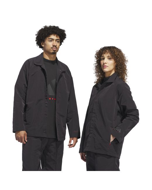 Adidas Black Adi Performance Tracksuit Top for men