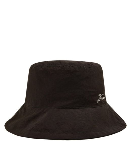 Jacquemus Black Bucket Hat for men