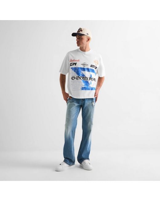 God Made Blue T-Shirt for men