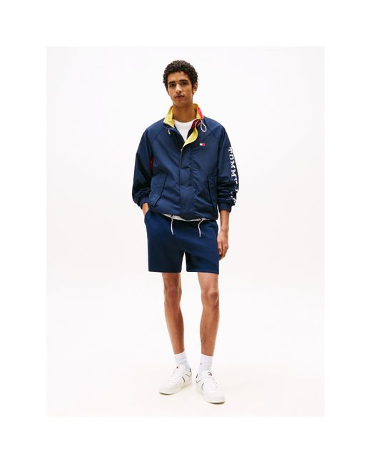 Tommy Hilfiger Blue Fleece Jogger Shorts for men