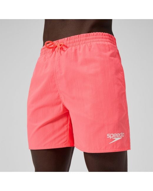 Speedo Red Essentials 16-Inch Watershorts for men