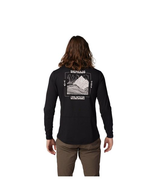Fox Black Ranger Shepherds Drirelease Long Sleeve Jersey for men